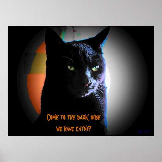 Poster Venez à Dark Side Nous avons attrnip (Devant)