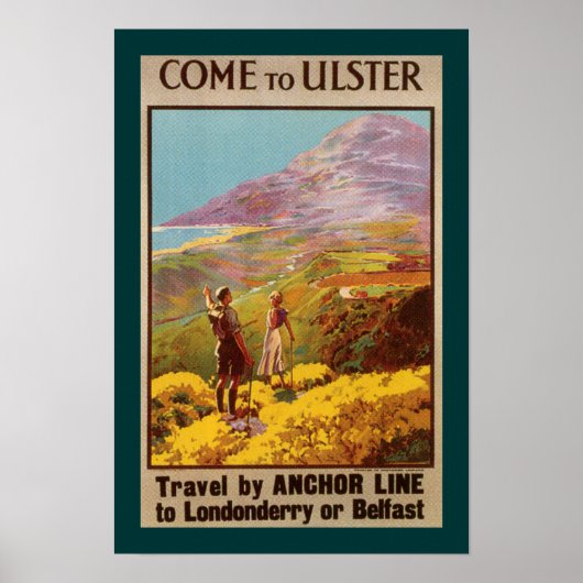 Poster Venez à Ulster (frontière) (Devant)