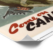 Poster Venez au Canada ! (Coin)