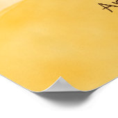 Poster Venez Blue Rays Sunshine Baby shower Bar (Coin)