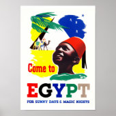 Poster Venez en Egypte (Devant)