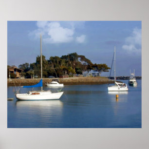 Poster Venez et aller de la mer