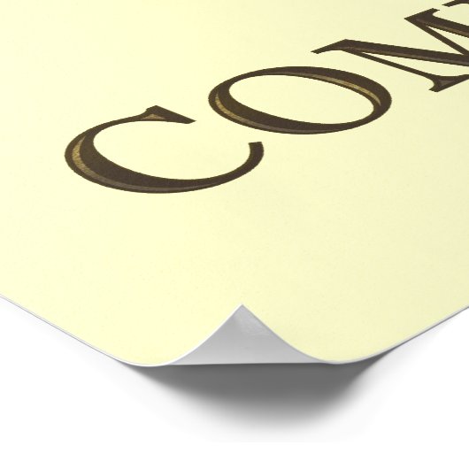 Poster Venez le prendre (Coin)