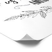 Poster Venez Seigneur Jésus Soyez Notre Invité Prière Mur (Coin)