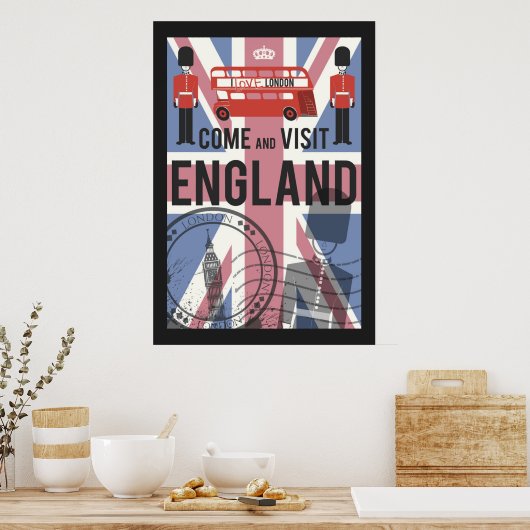Poster Venez visiter l'Angleterre (Cuisine)