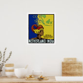 Poster Venez voir Pays-Bas Inde (Cuisine)