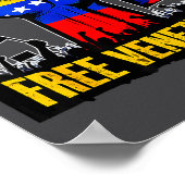 Poster Venezuela Flag Venezuela Libre 2026  (Coin)