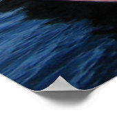 Poster Venezuela Jungle Paysage avec des bateaux Art (Coin)