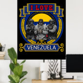 Poster Venezuela Libre Captured Live Maduro T-shirt (Bureau à domicile)