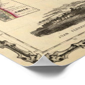 Poster Venezuela, Nouvelle Grenade et Equateur (Coin)