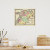 Poster Venezuela, Nouvelle-Grenade Et Équateur (Cuisine)