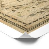 Poster Venezuela par Carte Hondius - 1630 (Coin)