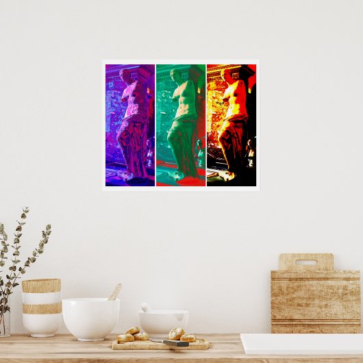 Poster Veni de Milo (Cuisine)