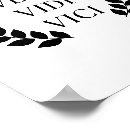 Poster Veni Vidi Vici (Coin)