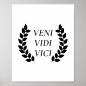 Poster Veni Vidi Vici (Devant)