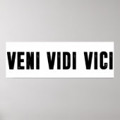 Poster Veni vidi vici (Devant)