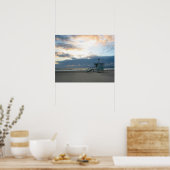 Poster Venice Beach sunset (Cuisine)