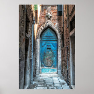 Poster Venice Blue Door