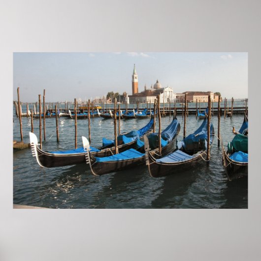 Poster Venice Gondolas (Devant)