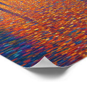 Poster Venice Grand Canal Pointillism Sunset Art (Coin)