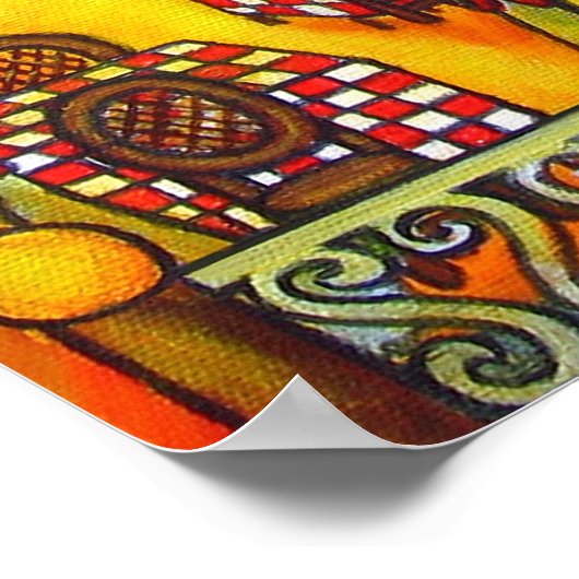 Poster Venice Soiree Imprimer par Lisa Lorenz (Coin)