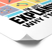 Poster Venin de biologie | Teacher Science Student (Coin)