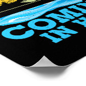 Poster Venir à Hot Funny Lake Party Pontoon Bateau (Coin)