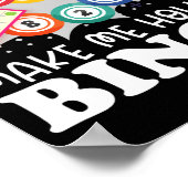 Poster Venir De Caller Me Rendre Holler Bingo Drôle Lucky (Coin)