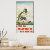 Poster Venir En Autriche Pour La Pêche (Cuisine)