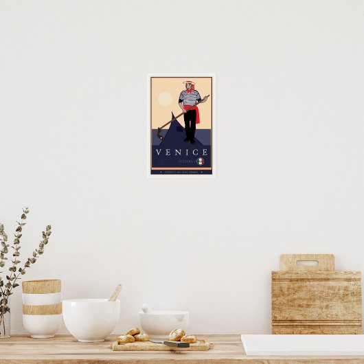 Poster Venise (Cuisine)