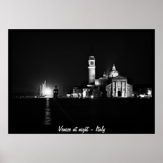 Poster Venise à la nuit, Italie No.1 (Poster) (Devant)