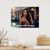 POSTER VENISE - AMOUR DE VENISE (Cuisine)