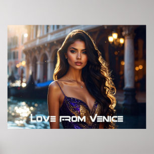 POSTER VENISE - AMOUR DE VENISE
