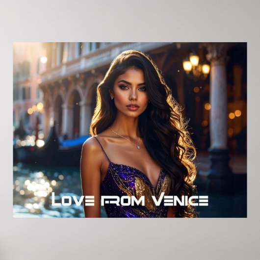 POSTER VENISE - AMOUR DE VENISE (Devant)