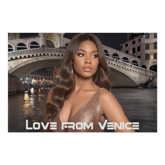POSTER VENISE - AMOUR DE VENISE (Devant)
