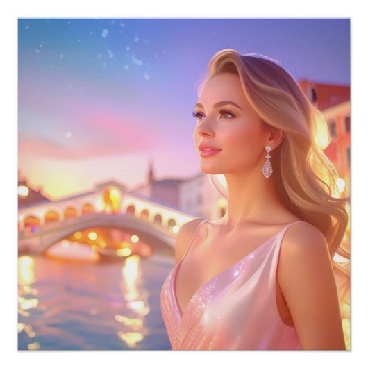 POSTER VENISE - AMOUR D'ITALIE - (Devant)