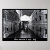 Poster Venise - Architecture à la Nuit n° 1 (Poster) (Devant)