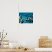 Poster Venise au clair de lune (Cuisine)