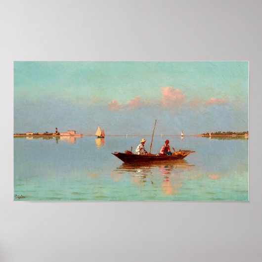 Poster Venise, dans la lagune (Devant)