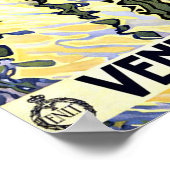 Poster Venise et le Lido Italie Vintage voyage (Coin)