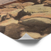 Poster Venise, Floride - Scène de pêche sur les Jetties (Coin)