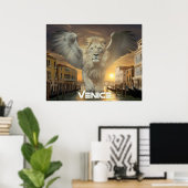 POSTER VENISE - ITALIE (Bureau à domicile)
