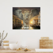 POSTER VENISE - ITALIE (Cuisine)