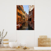 Poster Venise Italie Canal Bâtiments Voyage (Cuisine)