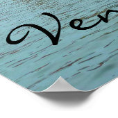 Poster Venise, Italie Gondolas sur l'affiche du Grand Can (Coin)