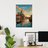 Poster Venise Italie II (Bureau à domicile)
