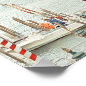 Poster Venise, Italie | Le Grand Canal (Coin)