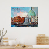 Poster Venise, Italie - San Simeone Piccolo (Cuisine)