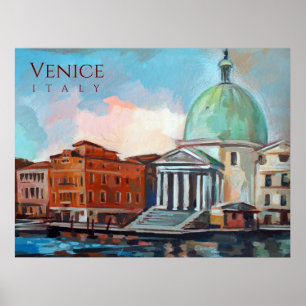 Poster Venise, Italie - San Simeone Piccolo