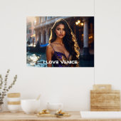 POSTER VENISE - J'AIME VENISE (Cuisine)